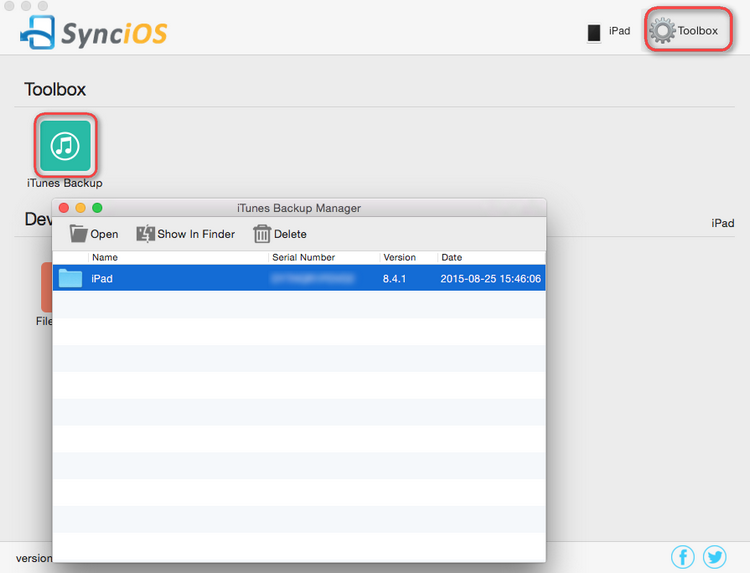 iTunes backup extractor